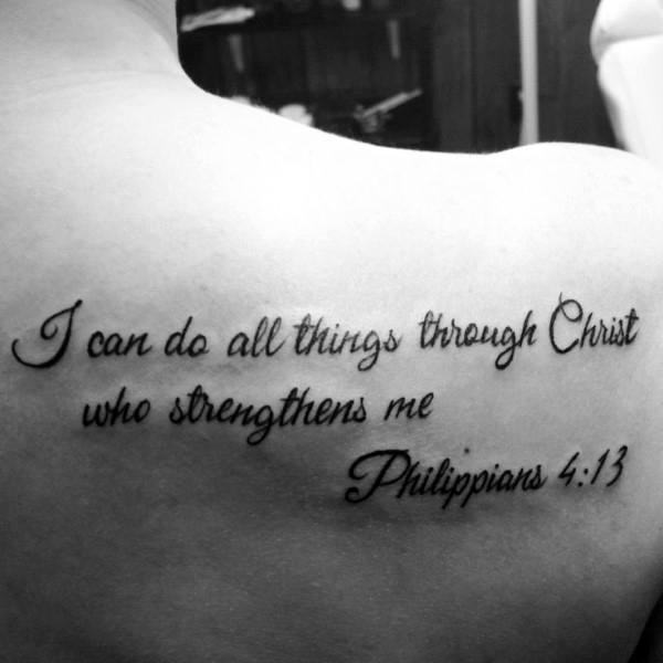 40 Philippians 413 Tattoo Designs For Men Bible Verse Ideas