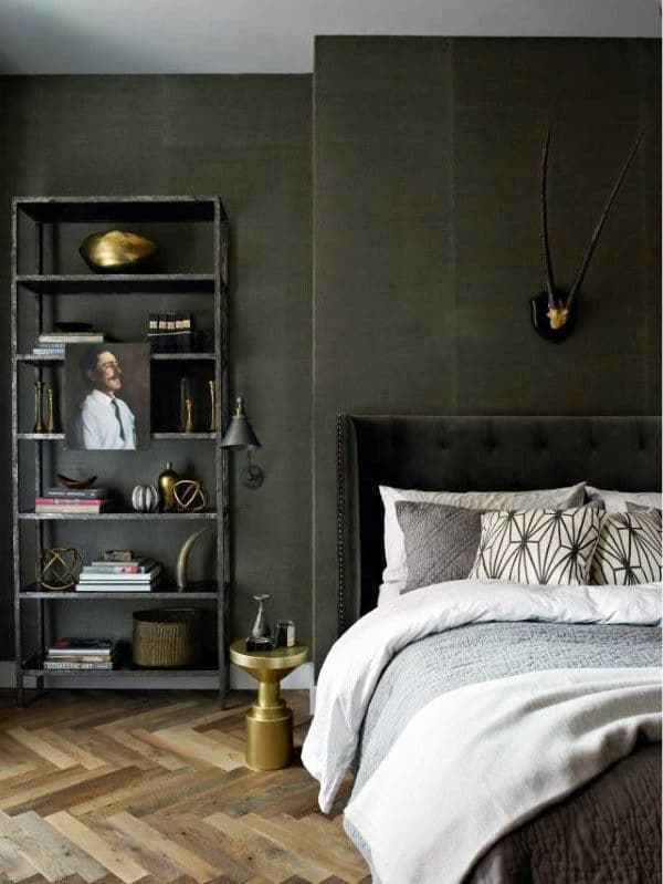 bedroom bedrooms masculine dark simple interior designs cococozy industrial wolf bed mens jenny decor inspiration via loft decorating vkvvisuals apartment