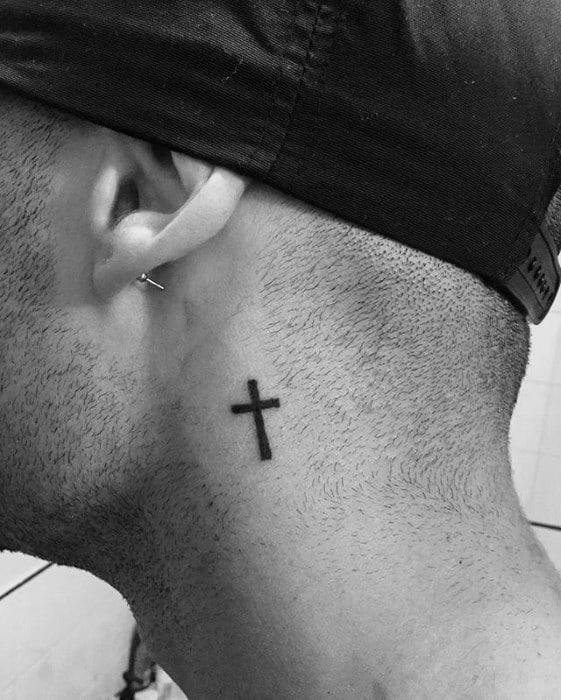 50 Simple Cross Tattoos For Men - Religious Ink Design Ideas