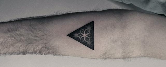 40 Simple Geometric Tattoos For Men - Design Ideas With Shapes