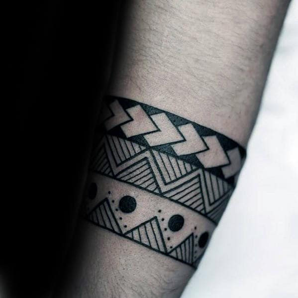tribal armband tattoo designs tattoos simple men hand masculine ink tweet style cool