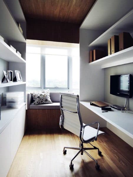 office space man modern interior simple study designs tweet masculine decor