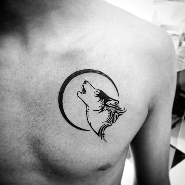 50 Tribal Wolf Tattoo Designs For Men - Canine Ink Ideas
