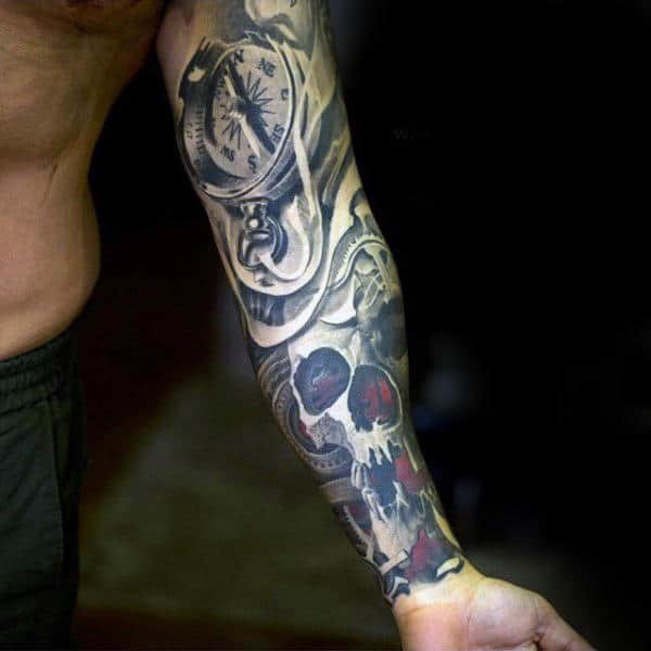 75 Inner Forearm Tattoos For Men - Masculine Design Ideas