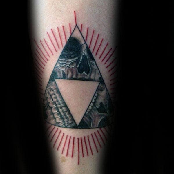 60 Triforce Tattoo Designs For Men - Legend Of Zelda Ink Ideas