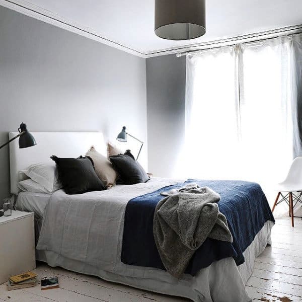 80 Bachelor Pad Men&#39;s Bedroom Ideas - Manly Interior Design