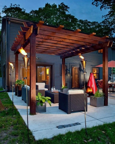 Top 60 Best Outdoor Patio Ideas - Backyard Lounge Designs