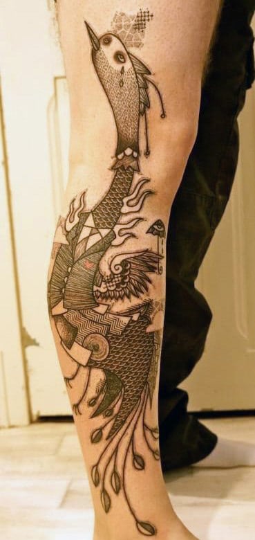 Top 75 Best Leg Tattoos For Men - Sleeve Ideas And Designs