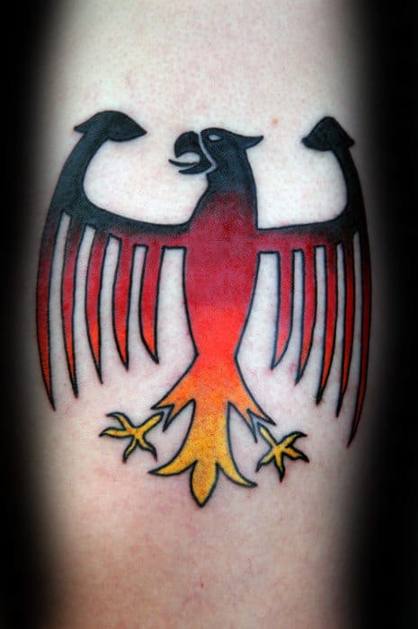 50 German Eagle Tattoo Designs For Men - Germany Ink Ideas