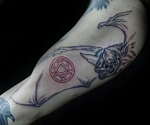 30 Heartagram Tattoo Designs For Men - Symbolic Ink Ideas