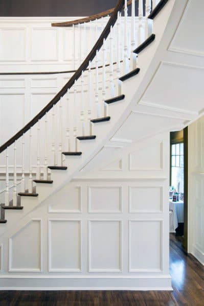 Top 60 Best Stair Trim Ideas - Staircase Molding Designs