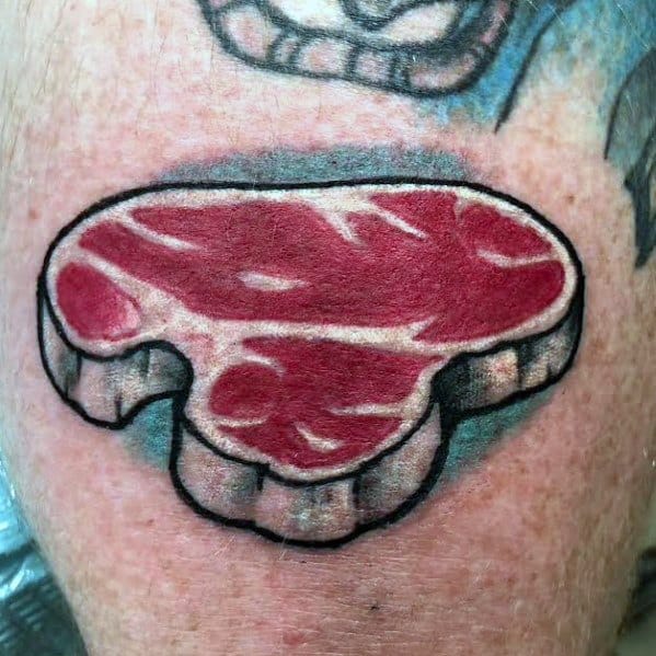 60 Steak Tattoo Ideas For Men Meaty Designs