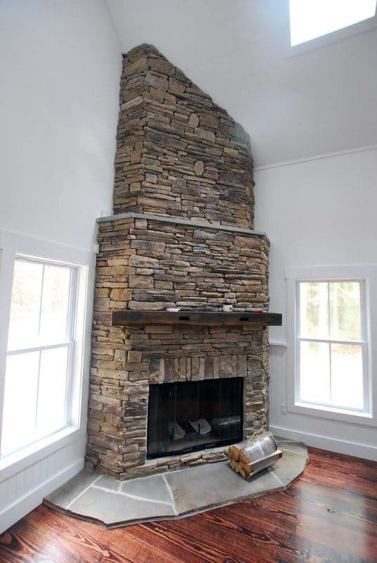 Top 70 Best Corner Fireplace Designs - Angled Interior Ideas