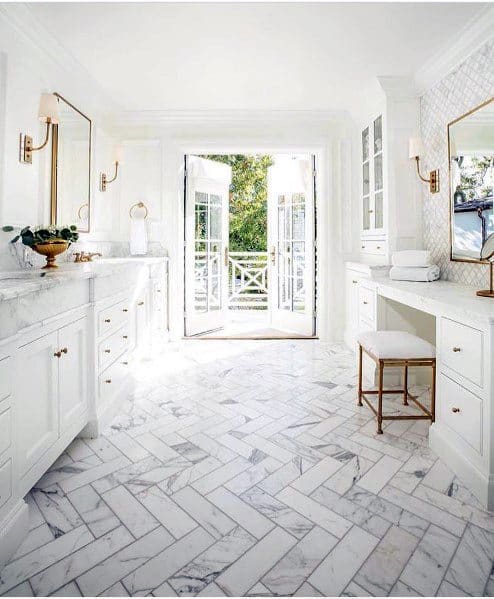 top 60 best white bathroom ideas - home interior designs