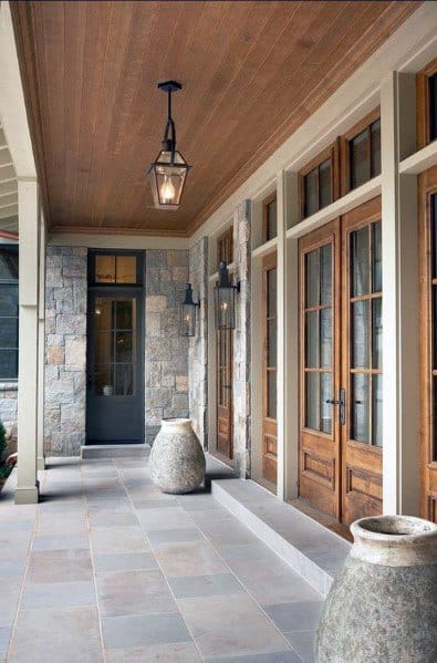 Top 70 Best Porch Ceiling Ideas - Covered Space Designs