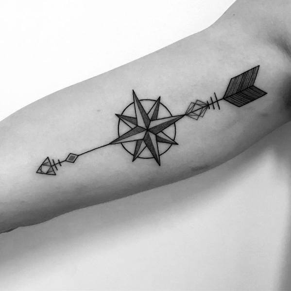 Tattoo Designs Simple Compass