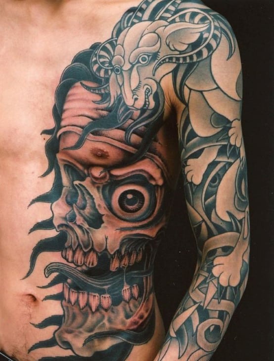 40 Rib Tattoos For Men - Incredible Side Ink Designs