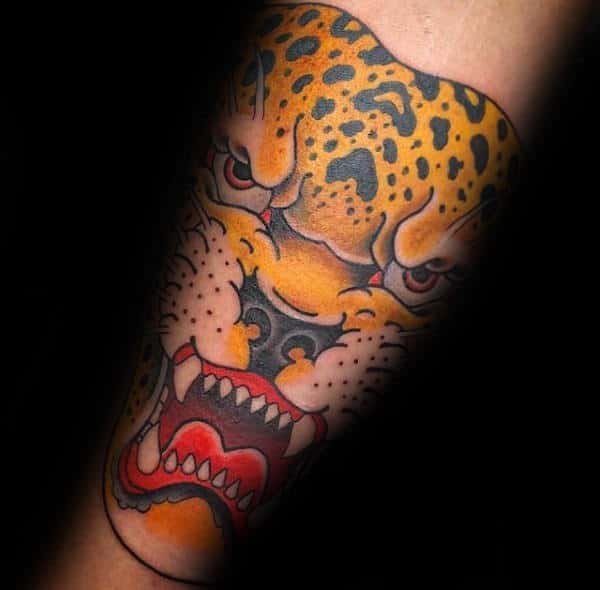 60 Leopard Tattoos For Men - Designs With Strength And Prowess