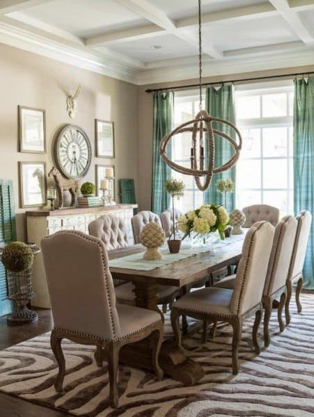 Top 40 Best Rustic Dining Room Ideas - Vintage Home Interior Designs