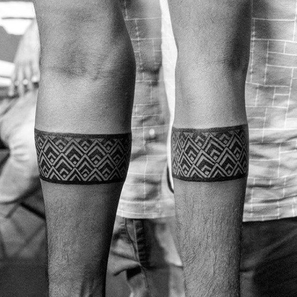 50 Forearm Band Tattoos For Men - Masculine Design Ideas