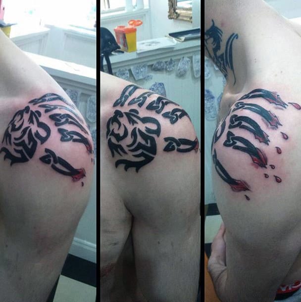100 Bear Claw Tattoo Designs For Men - Sharp Ink Ideas