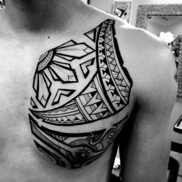 20+ Inspiración Small Maori Chest Tattoo - Indubeed