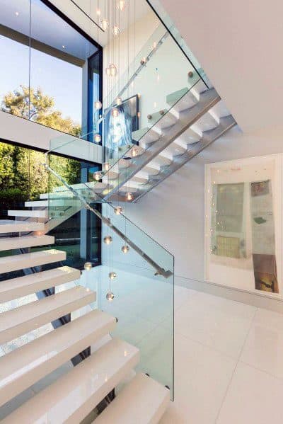 Top 70 Best Stair Railing Ideas Indoor Staircase Designs