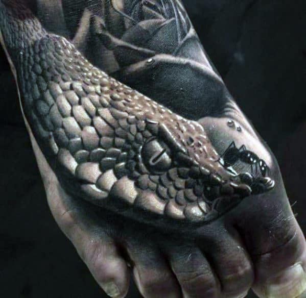 50 3D Snake Tattoo Designs For Men - Reptile Ink Ideas