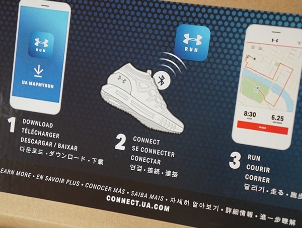 connected footwear under armour