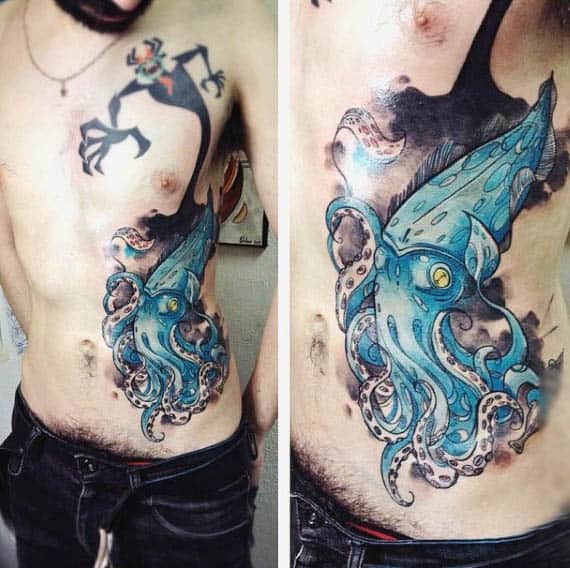 100 Squid Tattoo Designs For Men Manly Tentacled Skin Art