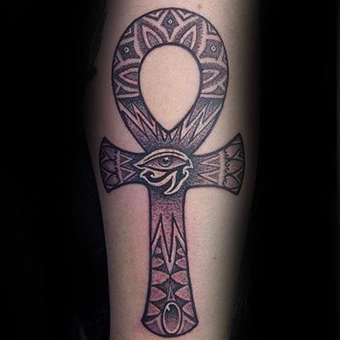 50 Ankh Tattoo Designs For Men - Ancient Egyptian 