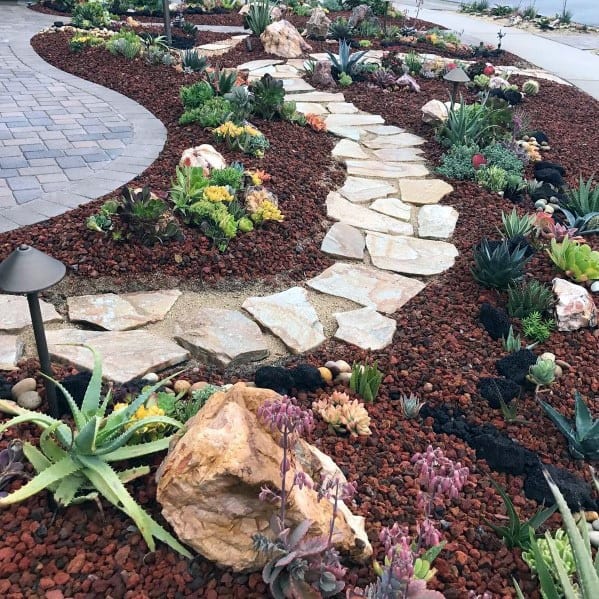 Top 40 Best Flagstone Walkway Ideas Hardscape Path Designs