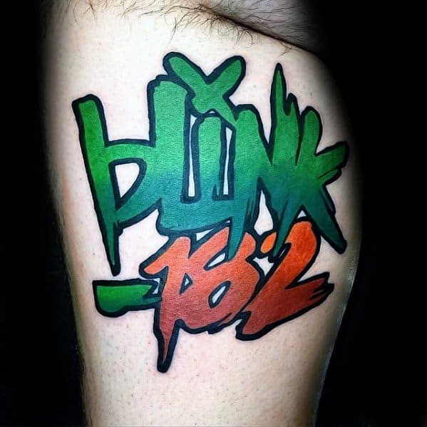 50 Blink 182 Tattoos For Men - Rock Band Ink Ideas