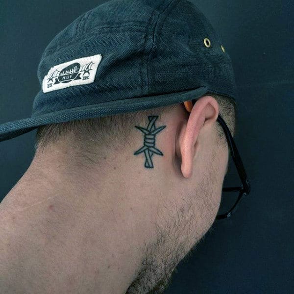 60 Barbed Wire Tattoo Designs For Men Cut Into Ideas