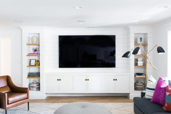 Top 70 Best TV Wall Ideas - Living Room Television Designs