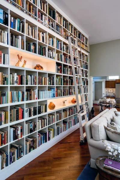Top 70 Best Floor To Ceiling Bookshelves Ideas Wall