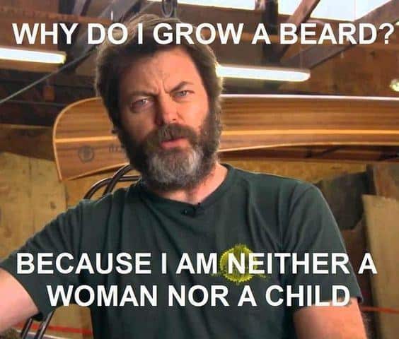 Nick Offerman grow a beard TRT side effects