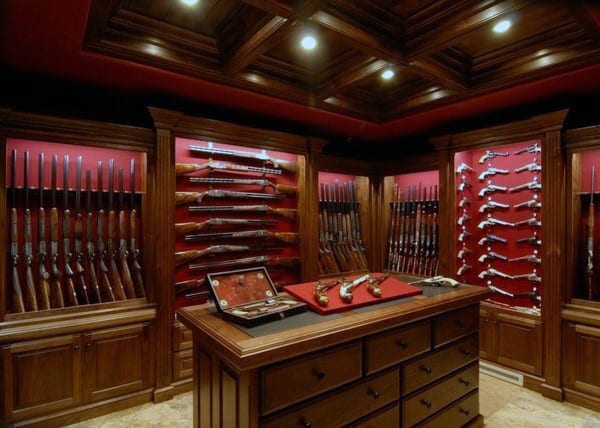 Wood Cabinet Designs Gun Room
