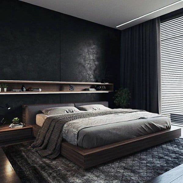 Unique Bachelor Bed with Simple Decor