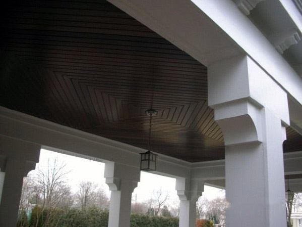 Top 70 Best Porch Ceiling Ideas Covered Space Designs