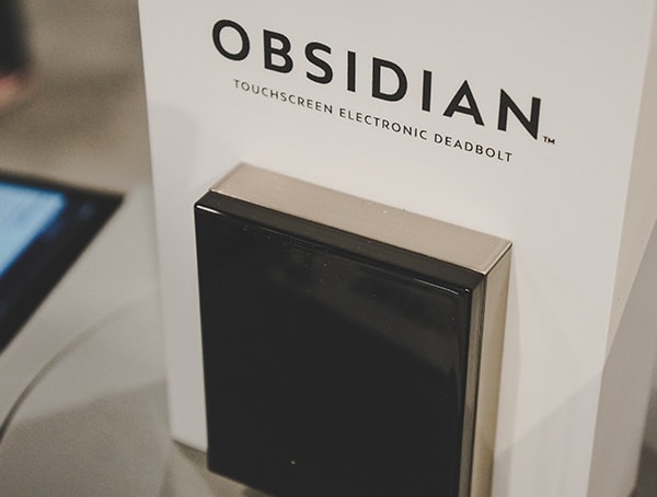 2019 Nahb Show Kiwkset Obsidian Touchscreen Electronic Deadbolt