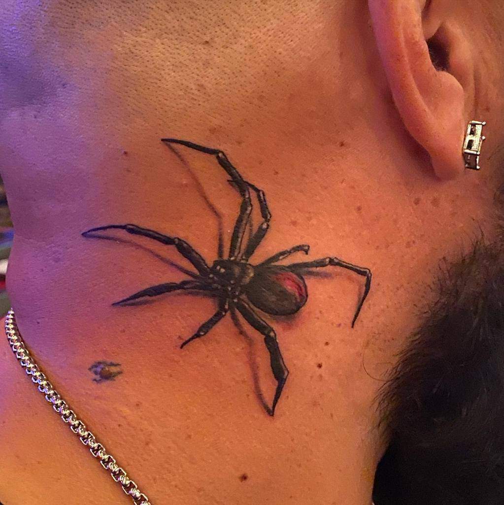 3D Black Widow Spider Tattoo tattoosbyshane13