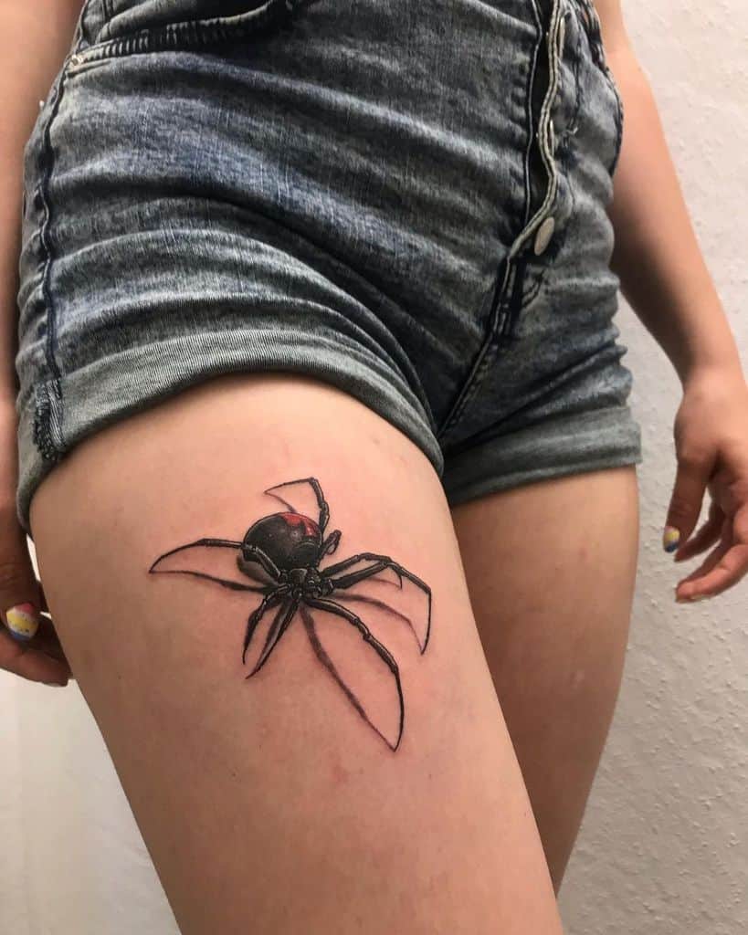 3D Spider Leg Tattoo lylicious.ink