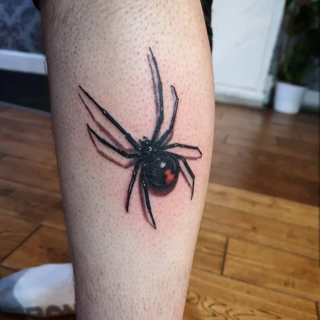 3D Spider Leg Tattoo nicholastattoos