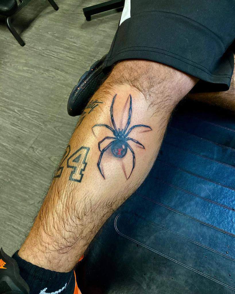 3D Spider Leg Tattoo r3hab_ink
