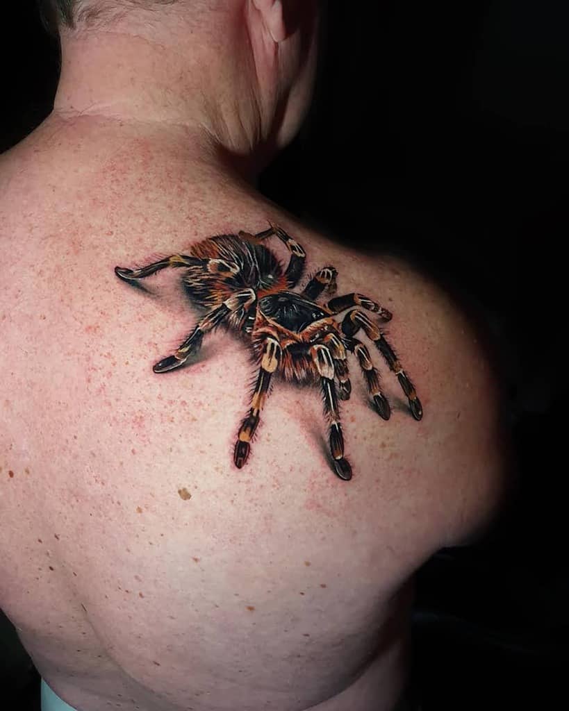 3D Tarantula Spider Tattoo dean.gunther