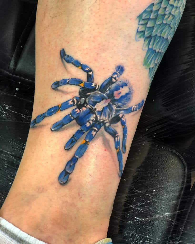 3D Tarantula Spider Tattoo elle_ink_