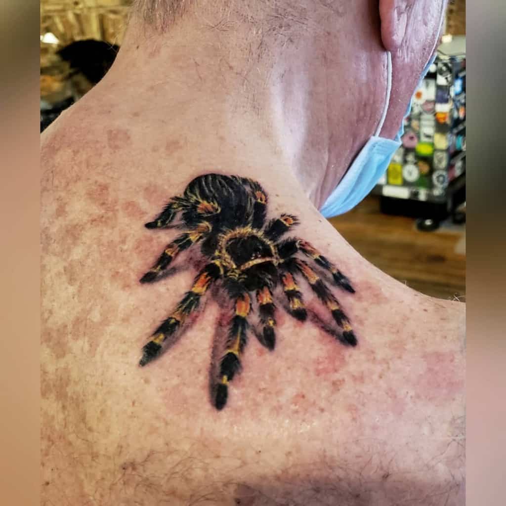 3D Tarantula Spider Tattoo lwtattoos