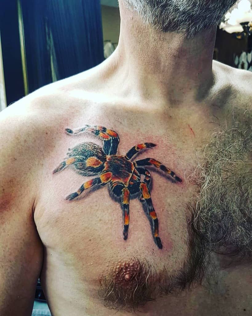 3D Tarantula Spider Tattoo memory.tattoo