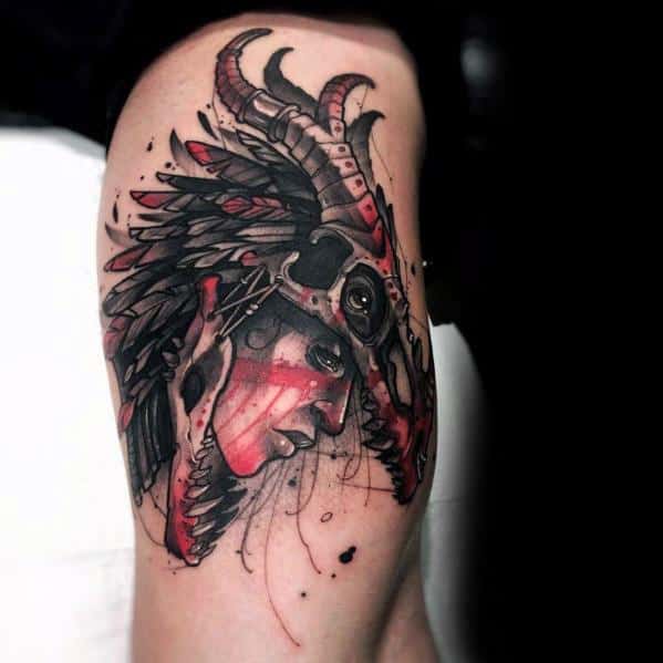 3d-artistic-male-dragon-skull-tattoo-ideas